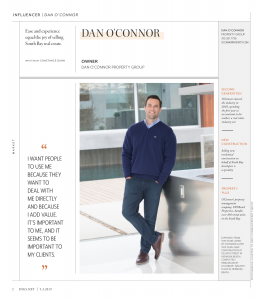 Dan O'Connor on magazine